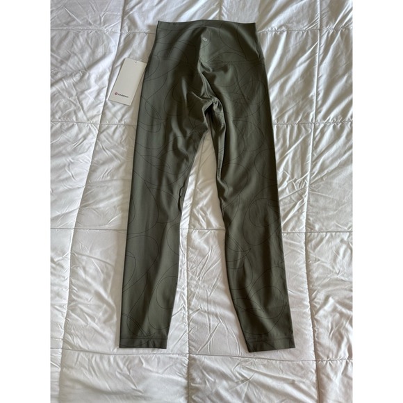 New Lululemon Align HR Pant 25" Size 6 Legging Pant LW5DLXS SYAD Olive NWT - Picture 10 of 11